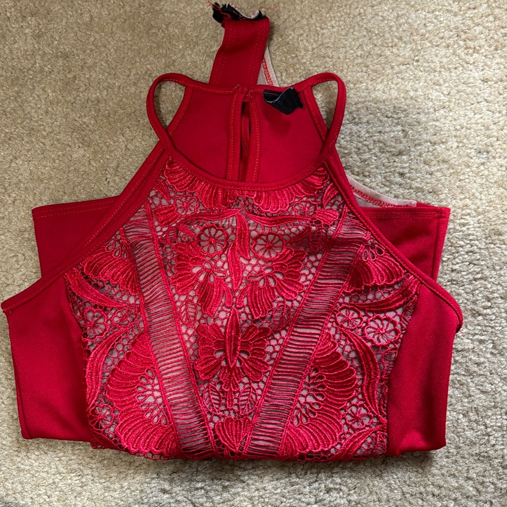 Windsor Red Bodysuit